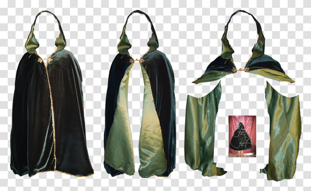 Cape Coat With Hood Free Image Leather, Apparel, Cloak, Fashion Transparent Png