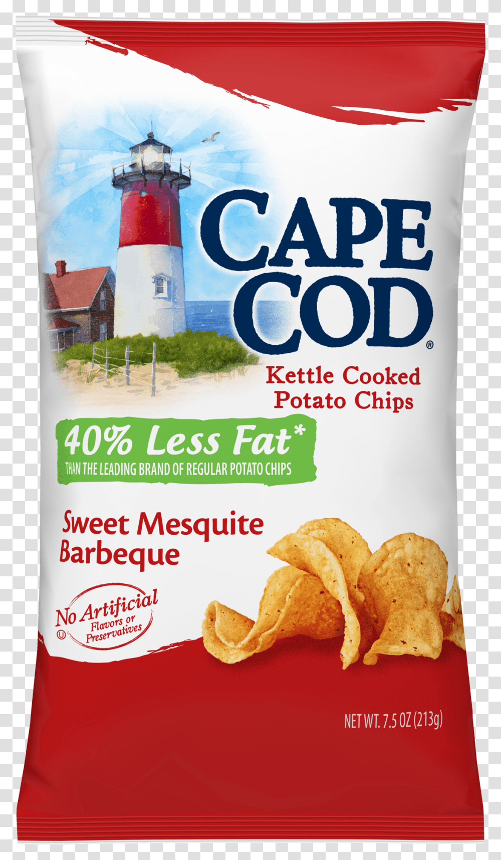 Cape Cod Potato Chips Sweet Mesquite Barbeque, Food, Plant, Poster, Advertisement Transparent Png