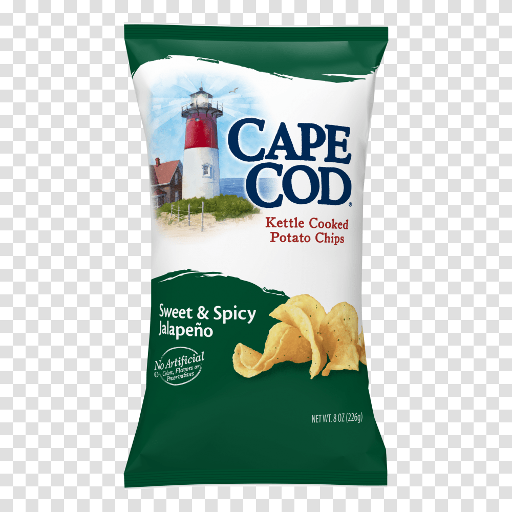 Cape Cod Sweet Spicy Jalapeno Kettle Cooked Potato Chips Oz, Food, Flyer, Poster, Paper Transparent Png