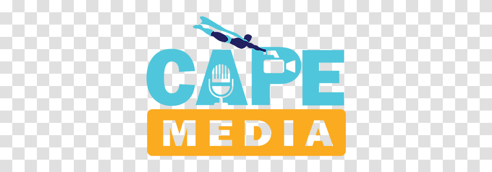 Cape Media Podcast Video Graphic Design, Text, Logo, Symbol, Trademark Transparent Png