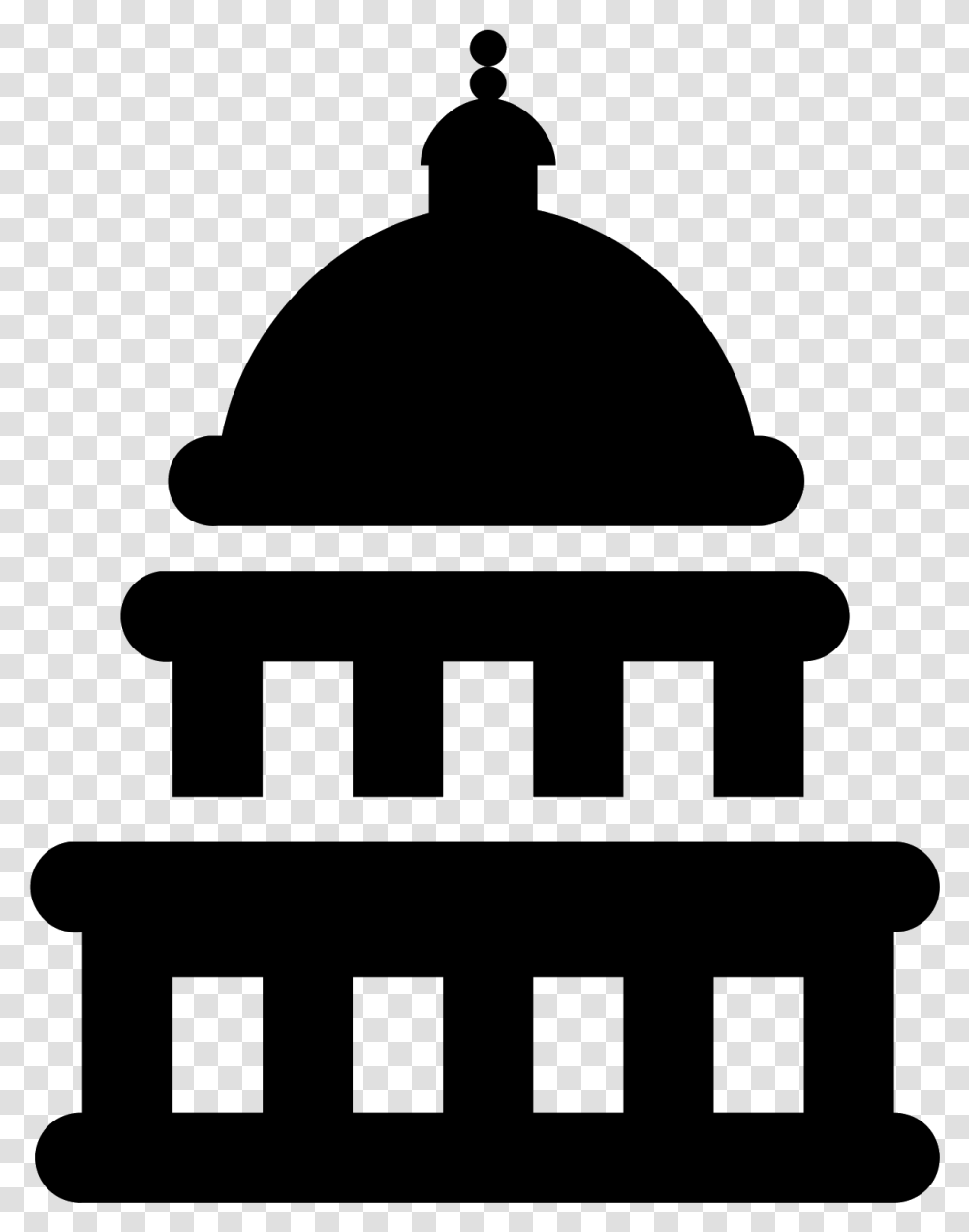 Capital Building State Capitol Building Icon, Gray, World Of Warcraft Transparent Png