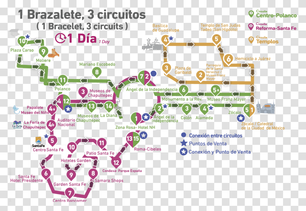 Capital Bus Mexico City Map, Paper, Flyer, Poster Transparent Png