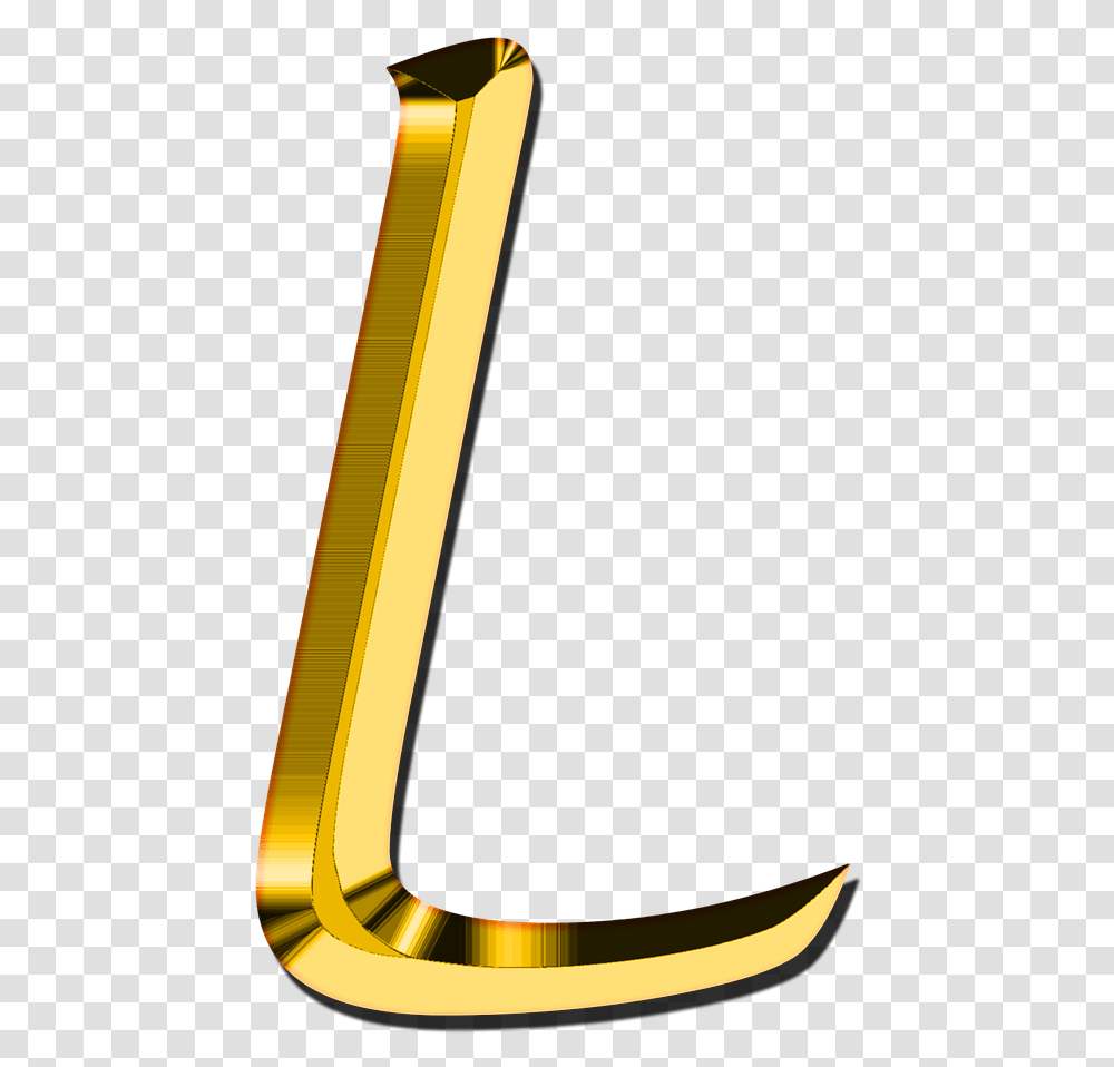 Capital I Clipart Gold Letter D, Arrow, Stick, Cane Transparent Png