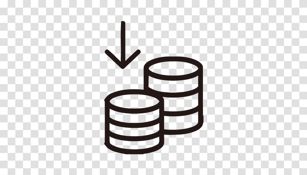 Capital Income Statement Statement Icon With And Vector, Cylinder, Coil, Spiral, Grenade Transparent Png