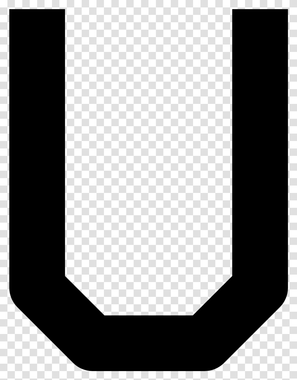 Capital Letter Icons Big Letter U Clipart Black And White, Gray, World Of Warcraft Transparent Png