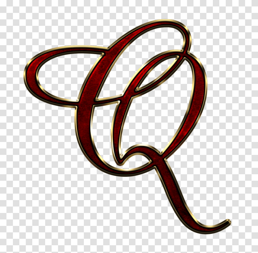 Capital Letter Q Red, Scissors, Blade, Weapon, Weaponry Transparent Png
