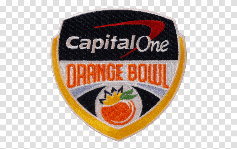 Capital One Orange Bowl Patch Emblem, Logo, Trademark, Badge Transparent Png