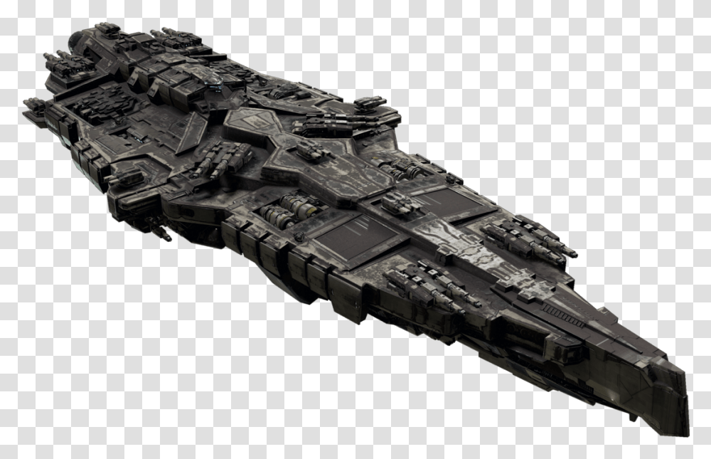 Capital Ship Alien Starship Sci Fi Space Dreadnought, Spaceship, Aircraft, Vehicle, Transportation Transparent Png