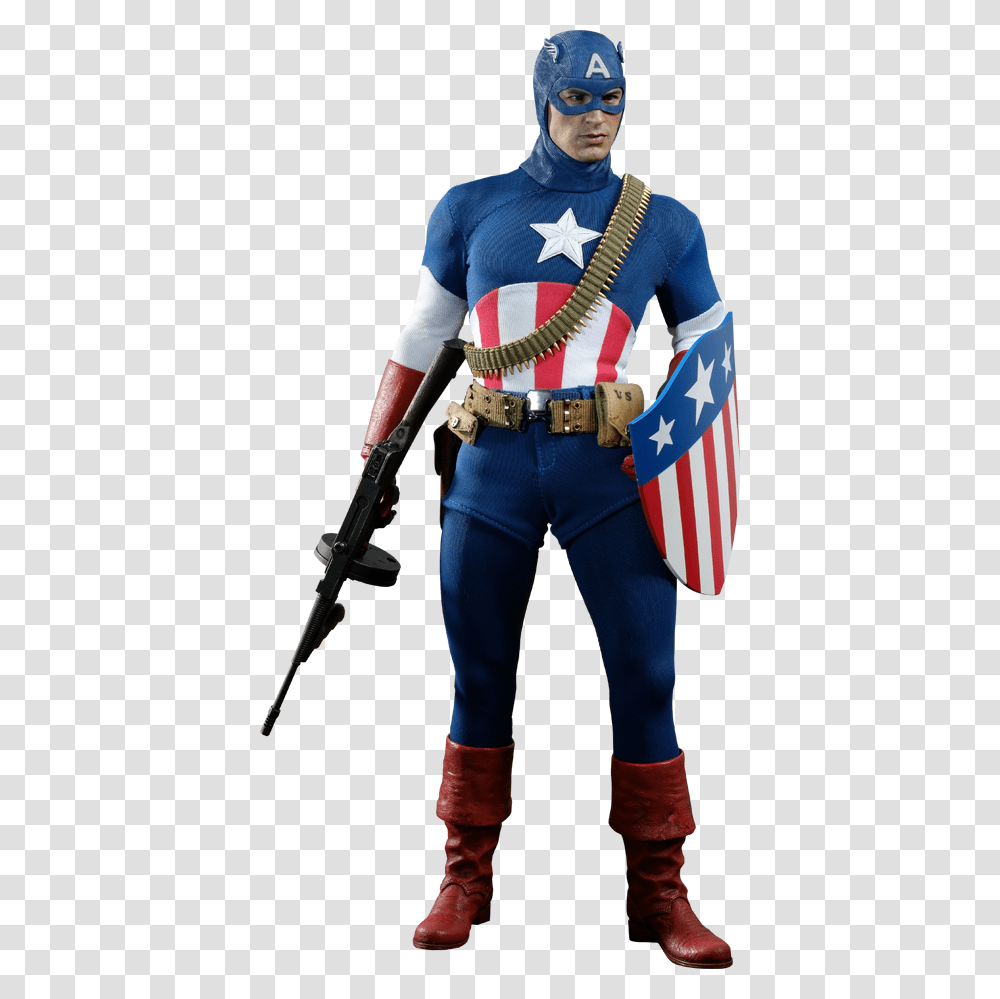 Capito America Hot Toys, Person, Sunglasses, Military Transparent Png
