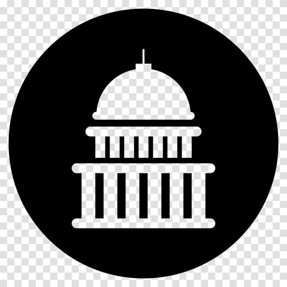 Capitol Building Circular Button City Council Meeting Sign, Logo, Trademark, Dome Transparent Png