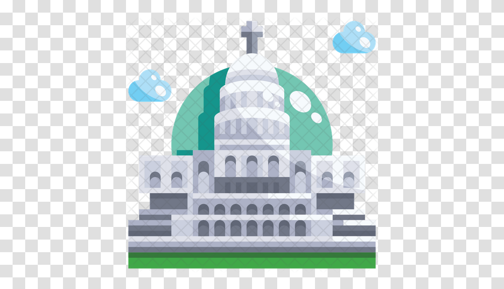Capitol Hill Icon Mosque, Dome, Architecture, Building Transparent Png