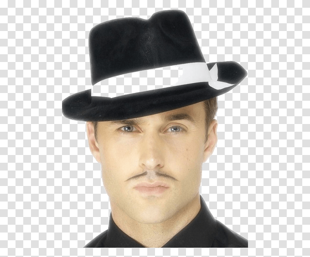 Capone Hat, Apparel, Person, Human Transparent Png