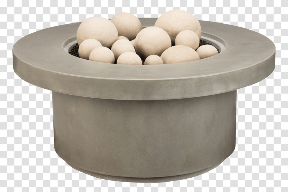 Capped Infinity Precast Concrete Fire Pit Table Coffee Table, Food, Egg, Bowl, Bathtub Transparent Png