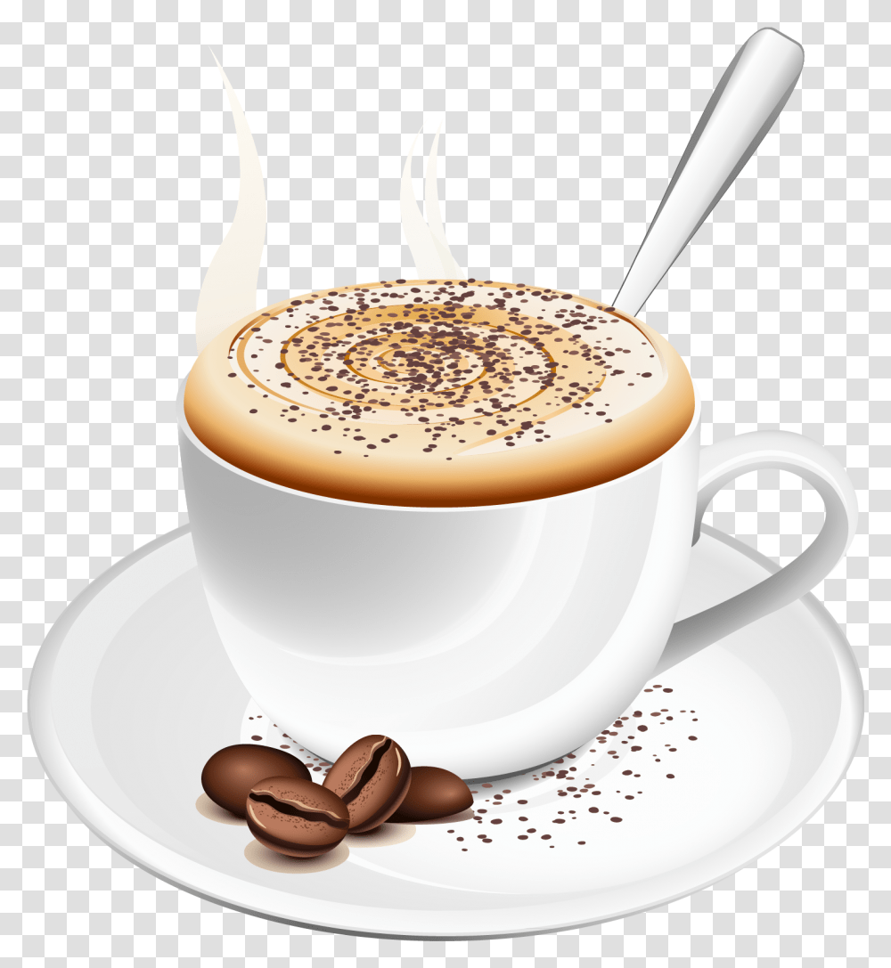 Cappuccino, Coffee Cup, Latte, Beverage, Drink Transparent Png