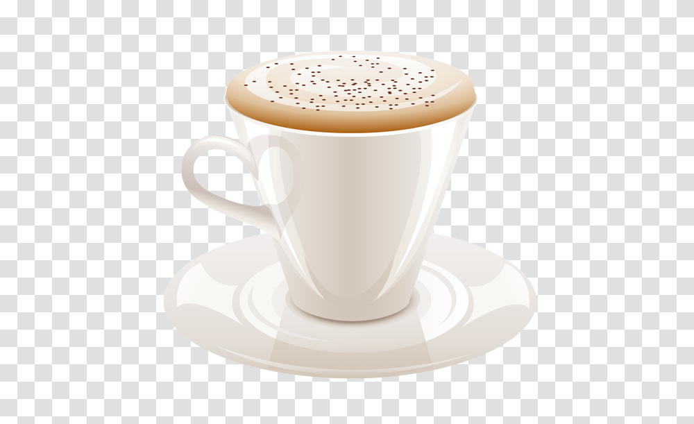 Cappuccino, Drink, Saucer, Pottery, Coffee Cup Transparent Png
