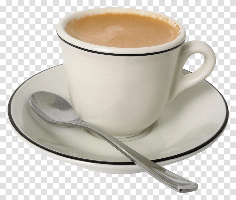 Cappuccino, Drink, Spoon, Cutlery, Coffee Cup Transparent Png