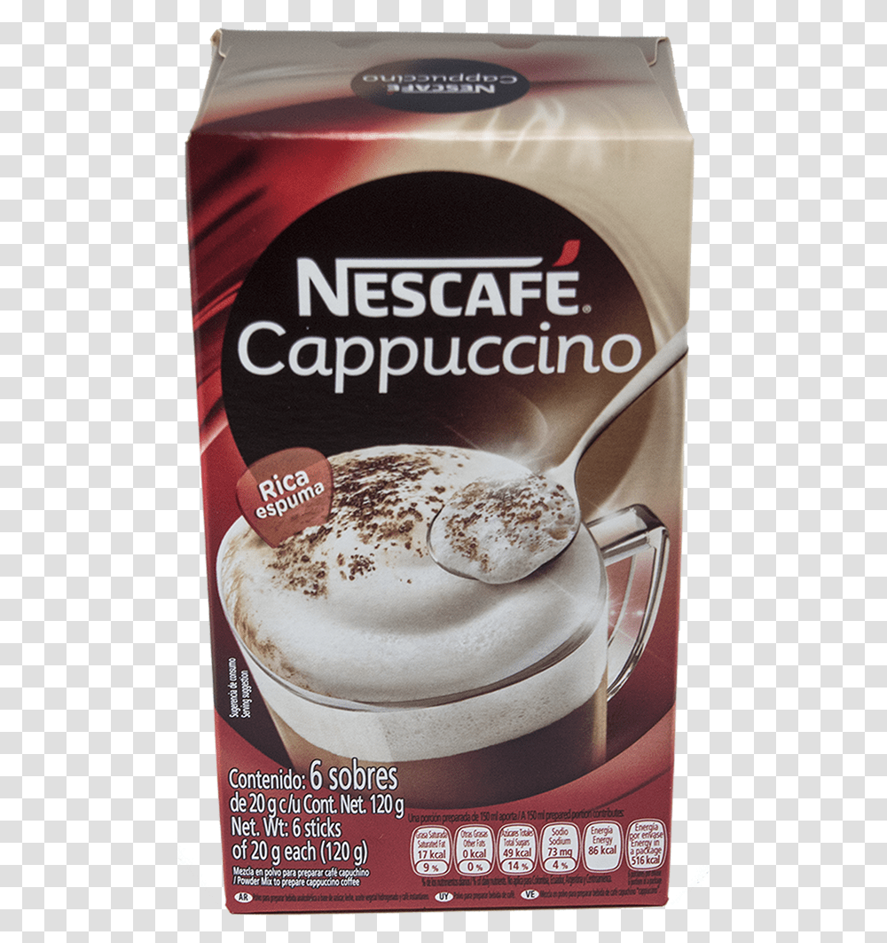 Cappuccino Nescafe, Dessert, Food, Cream, Latte Transparent Png