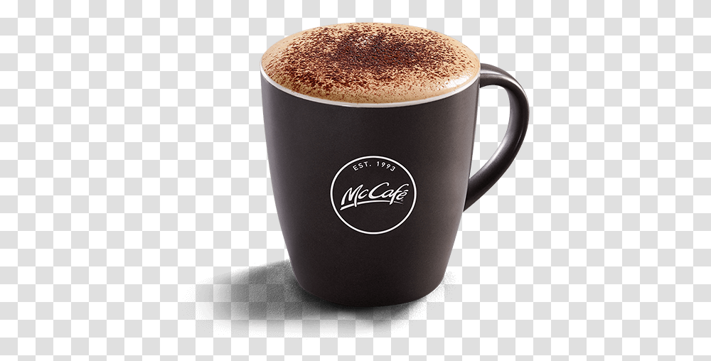Cappuccino With Chocolate Powder, Coffee Cup, Milk, Beverage, Drink Transparent Png