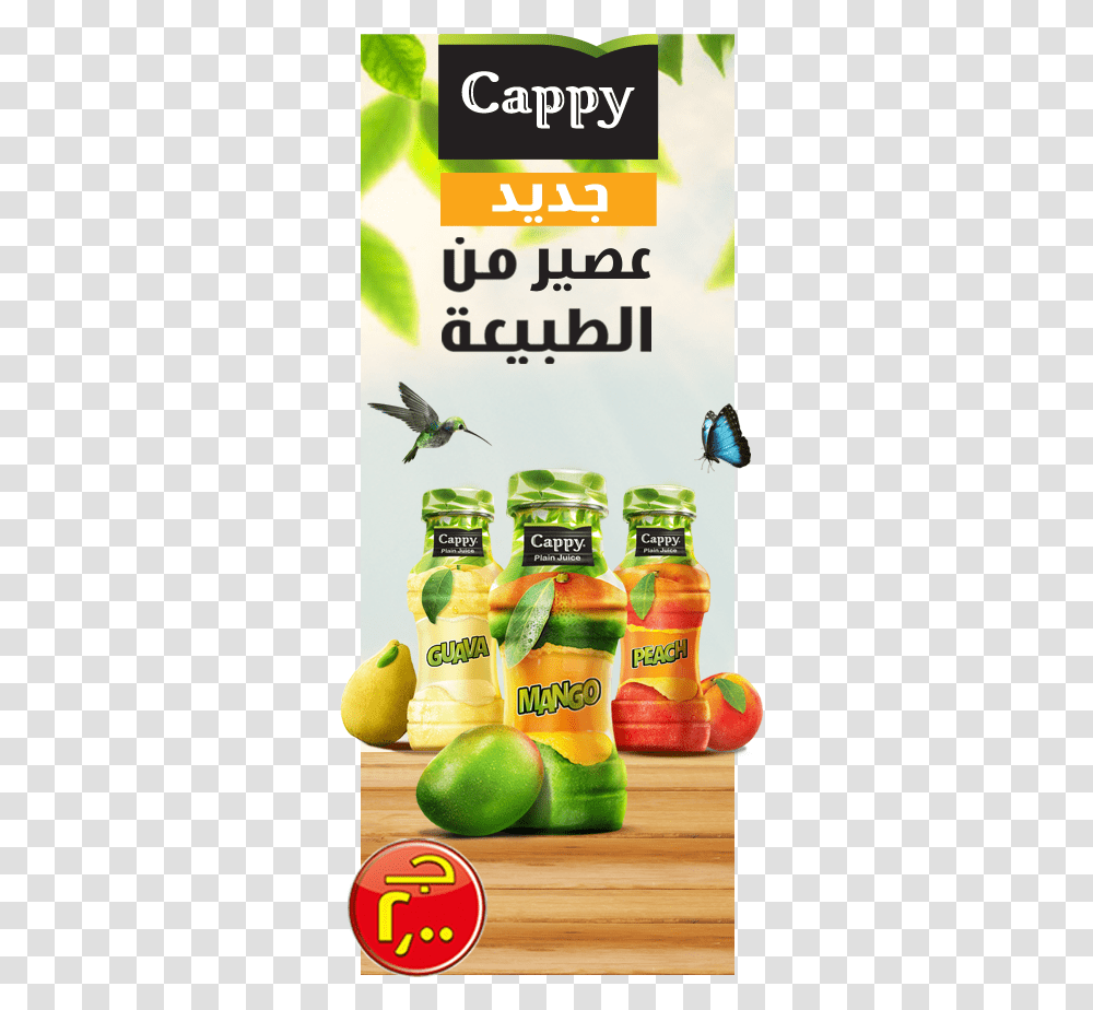 Cappy Juice Egypt, Bird, Animal, Plant, Food Transparent Png