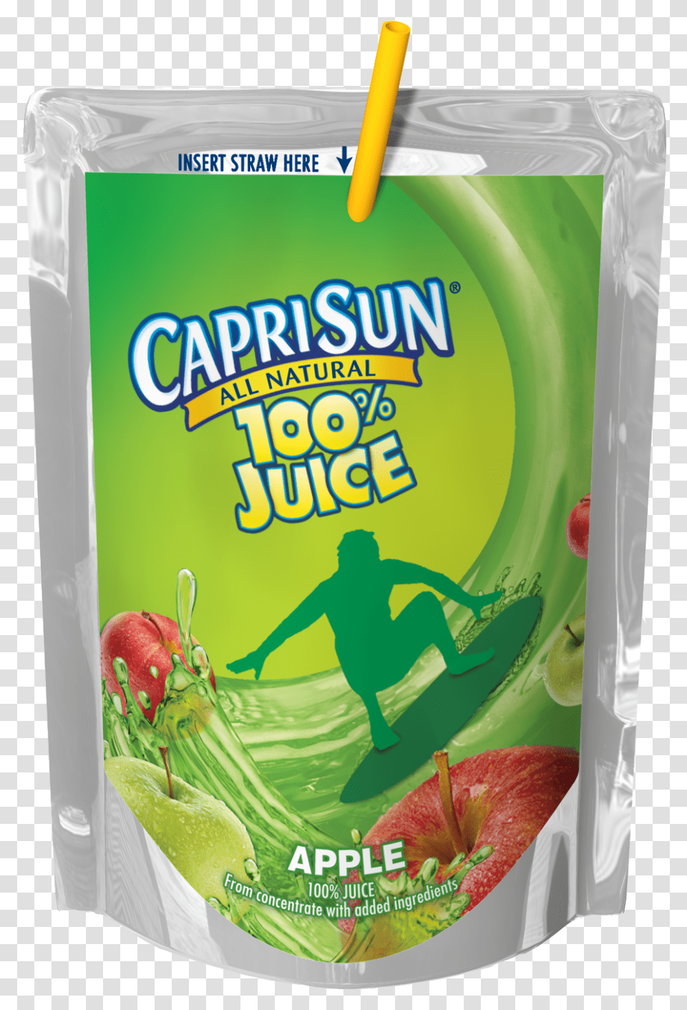 Capri Sun 100 Juice Apple Apple Capri Sun, Person, Tin, Food, Can Transparent Png