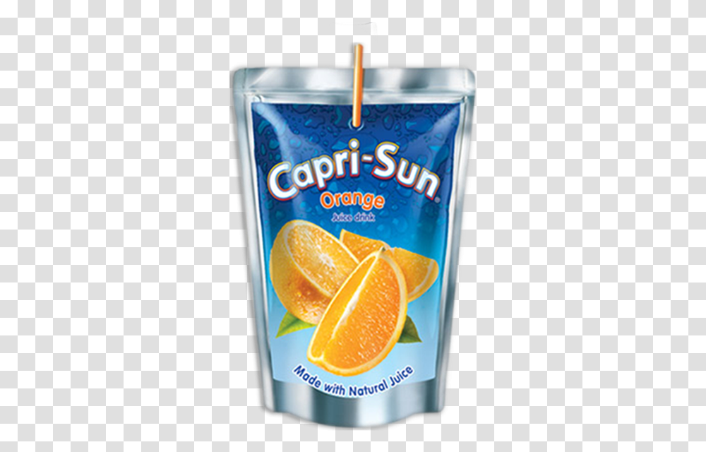 Capri Sun Capri Sun Orange, Juice, Beverage, Drink, Orange Juice Transparent Png