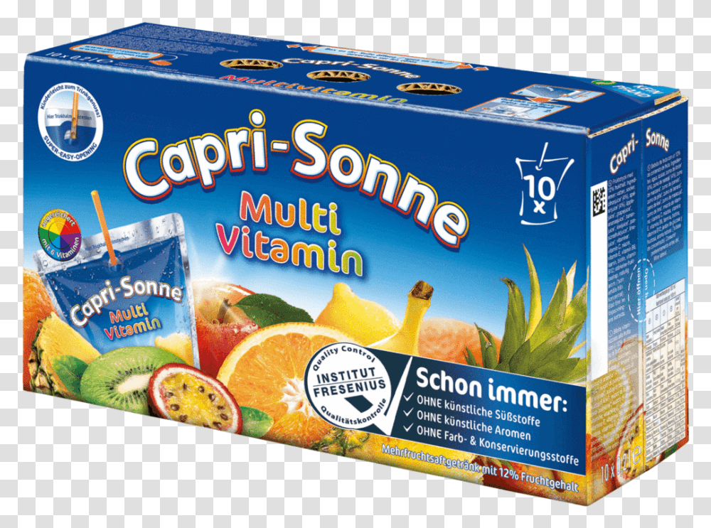 Capri Sun Drink Multivitamin 10 X 200ml Capri Sonne Mystic Dragon, Plant, Grapefruit, Citrus Fruit, Produce Transparent Png