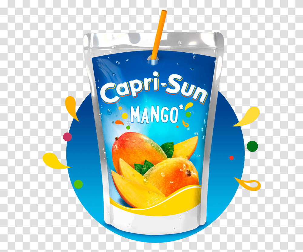 Capri Sun Mango Capri Sun No Sugar, Juice, Beverage, Drink, Plant Transparent Png