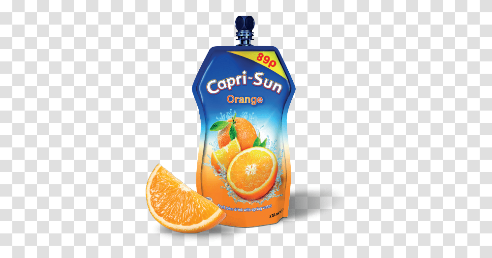 Capri Sun Orange 330ml Capri Sun, Juice, Beverage, Drink, Citrus Fruit Transparent Png