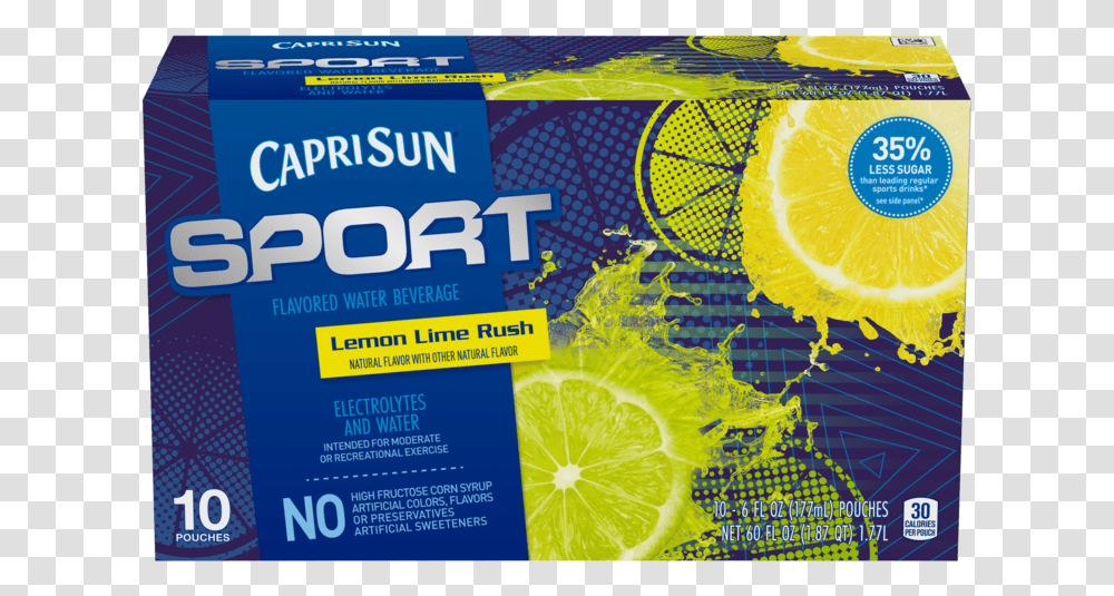 Capri Sun Sport, Citrus Fruit, Plant, Food, Lemon Transparent Png