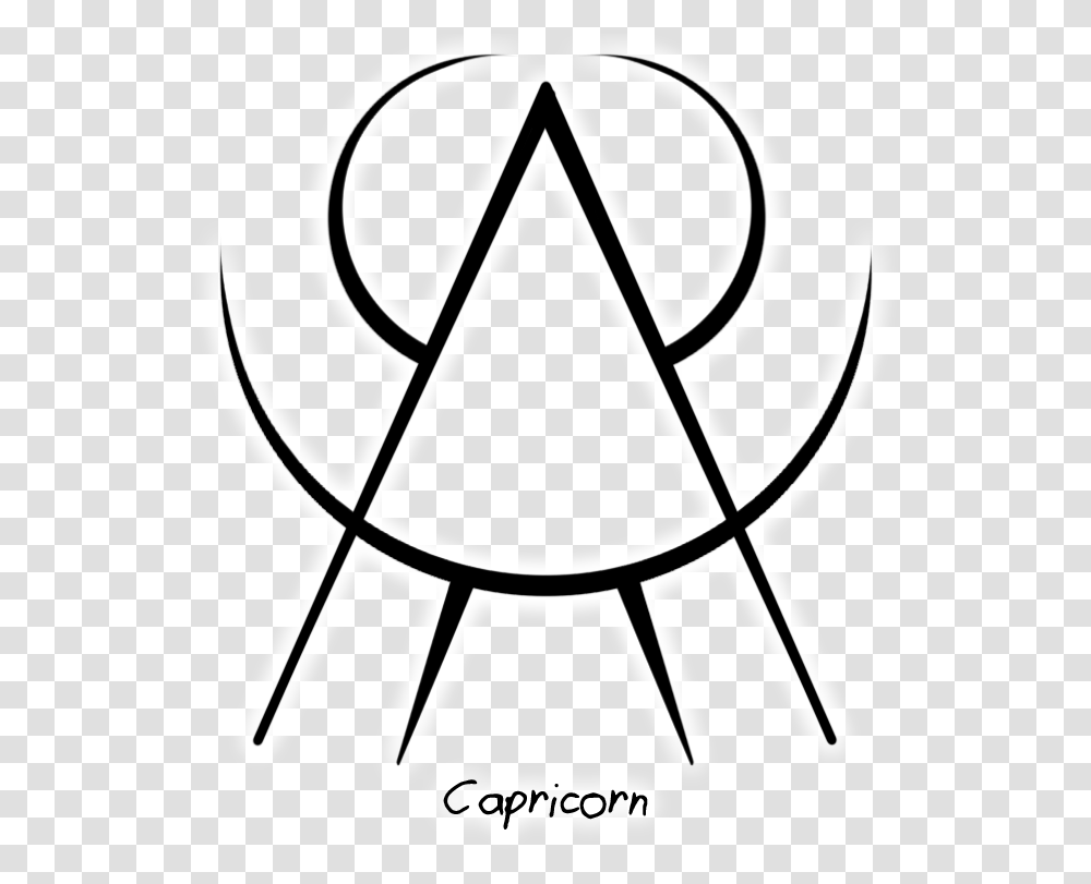Capricorn Sigil, Emblem, Stencil, Hook Transparent Png
