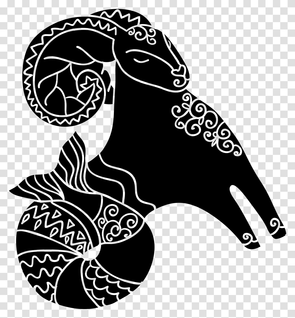 Capricorn, Zodiac, Gray, World Of Warcraft Transparent Png