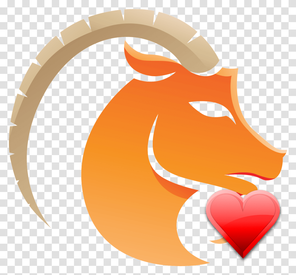 Capricorn, Zodiac, Mammal, Animal, Heart Transparent Png