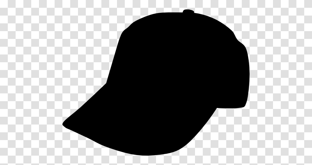 Caps Black And White Caps Black And White, Apparel, Silhouette, Baseball Cap Transparent Png