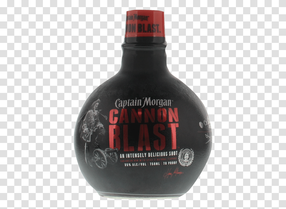 Capt Morgan Cannon Blast Bottle, Liquor, Alcohol, Beverage, Drink Transparent Png