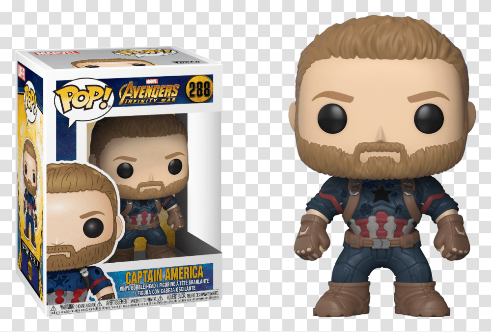Captain America 288 Funko Pop, Toy, Plush, Animal, Mammal Transparent Png