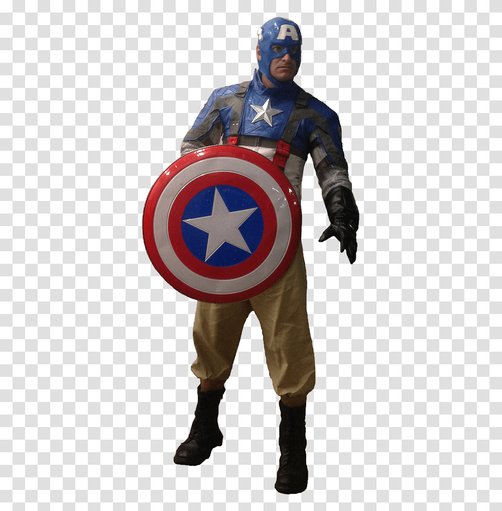 Captain America, Armor, Shield, Person, Human Transparent Png
