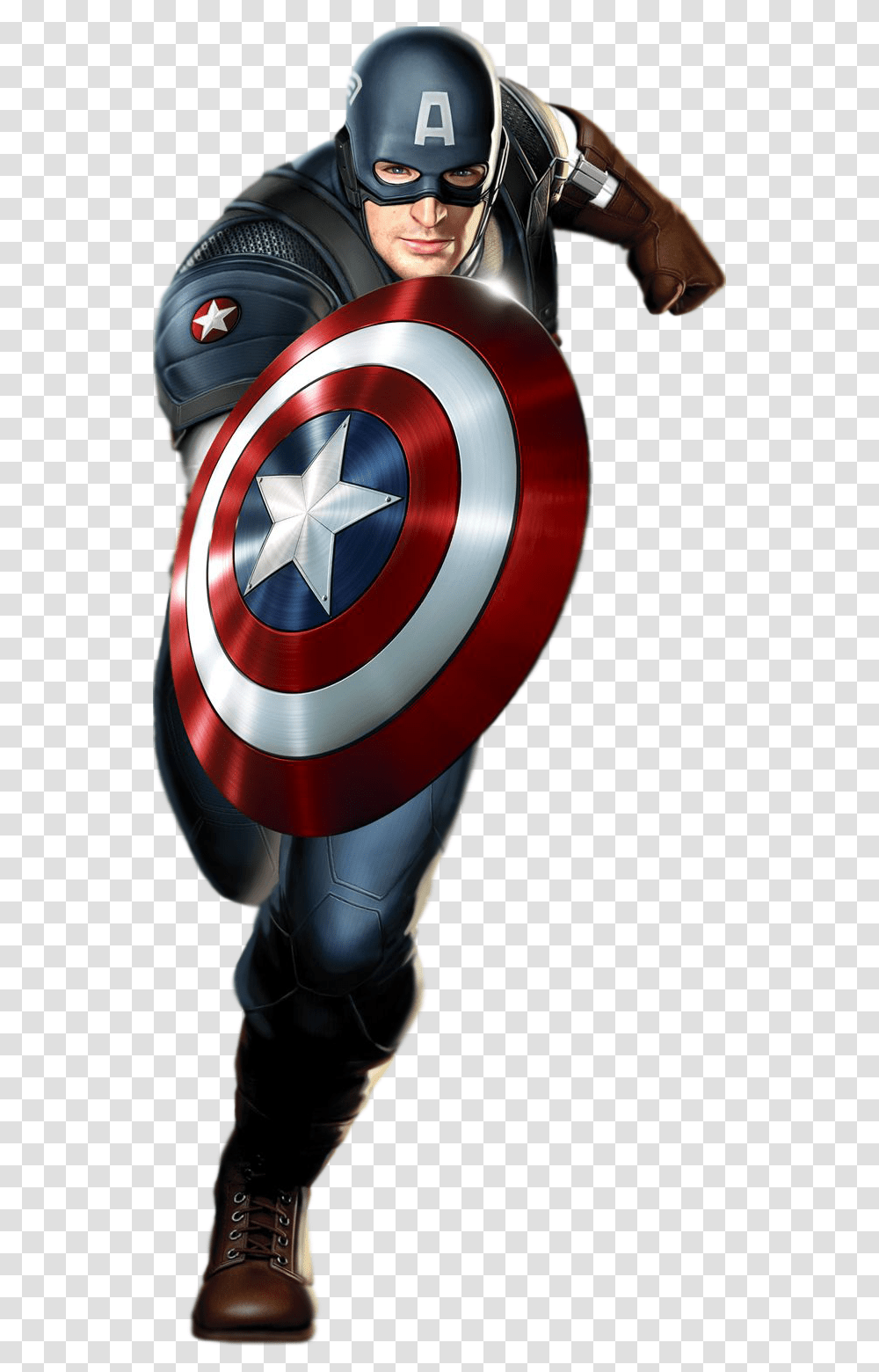 Captain America, Character, Armor, Shield, Helmet Transparent Png