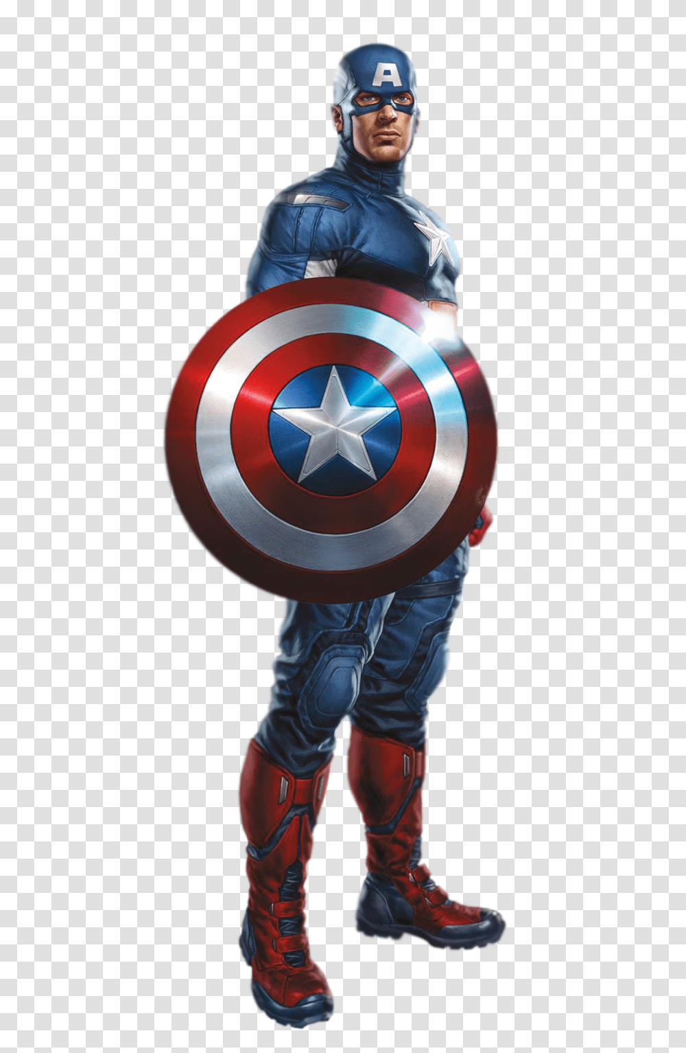 Captain America, Character, Armor, Shield, Person Transparent Png