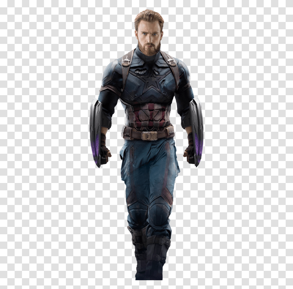 Captain America Costume Infinity War, Person, Human, Apparel Transparent Png