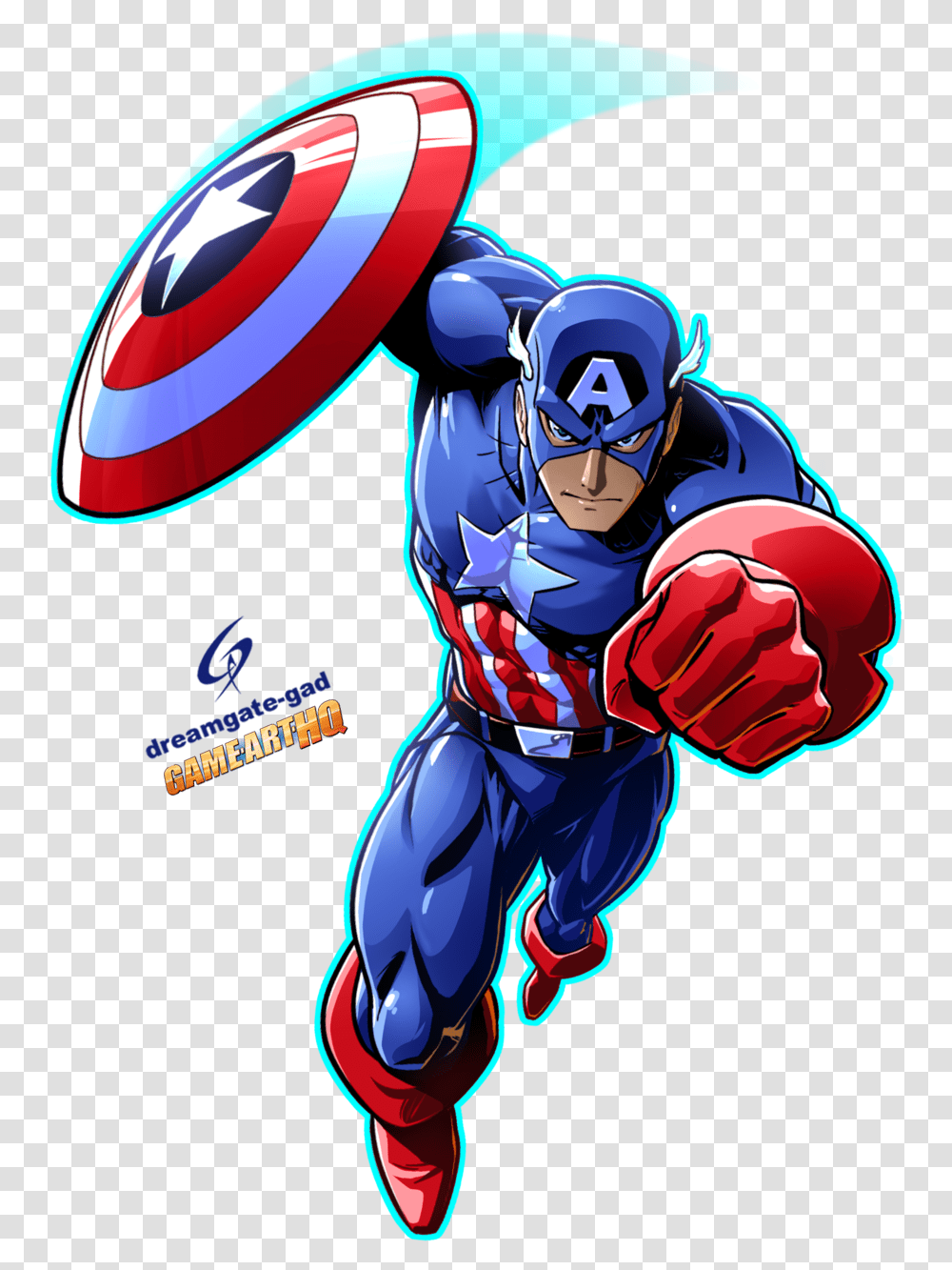 Captain America From The Marvel Video Games Captain America Drawing Comic, Person, Helmet, Clothing, Hand Transparent Png