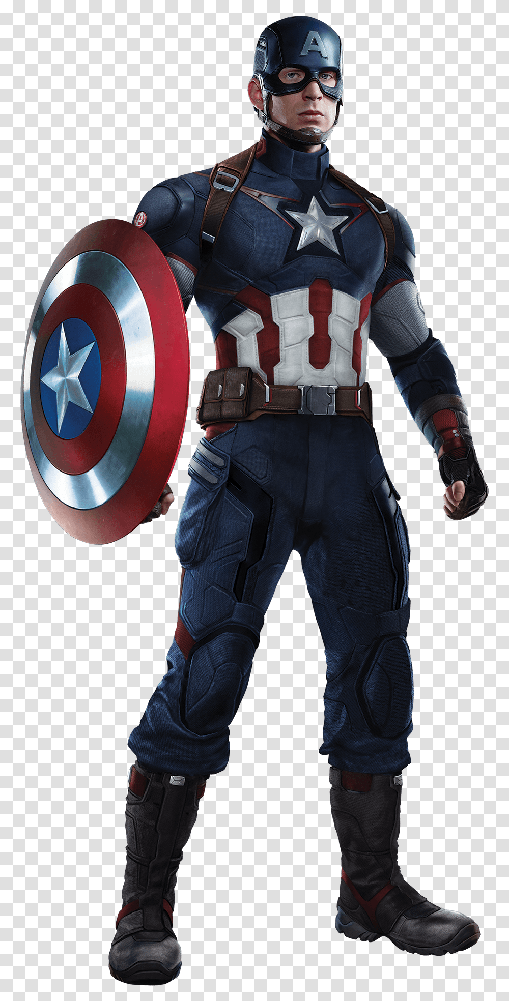 Captain America Full Body, Costume, Person, Helmet Transparent Png