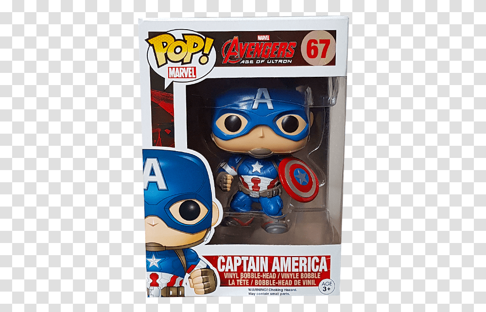 Captain America Funko Pop, Arcade Game Machine, Apparel Transparent Png