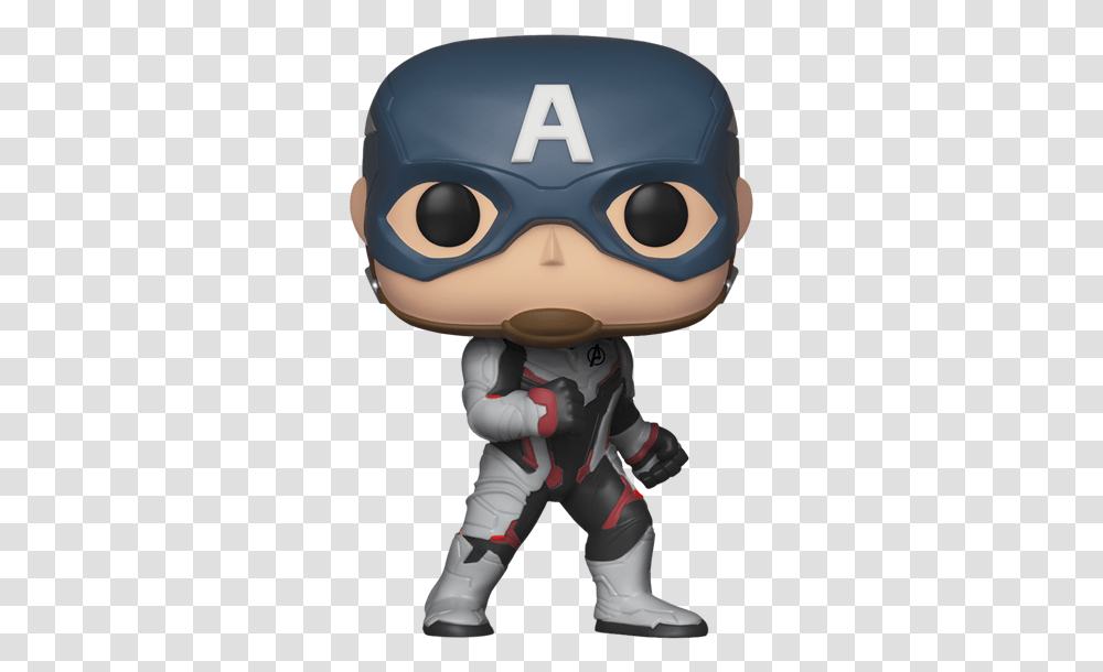 Captain America Funko Pop Endgame, Toy, Mascot, Helmet Transparent Png