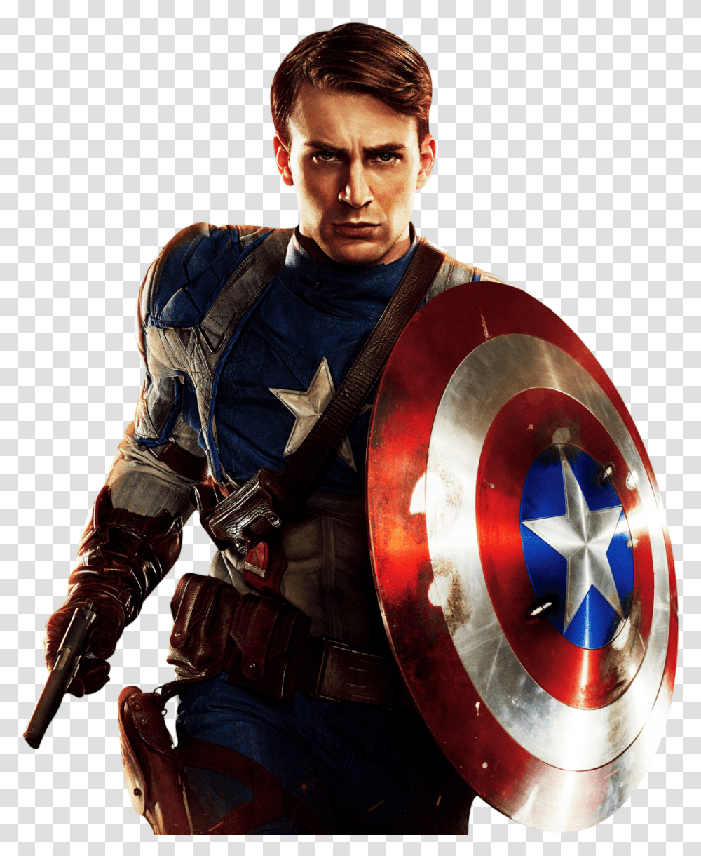 Captain America Image Background Captain America The First Avenger, Armor, Person, Human, Costume Transparent Png