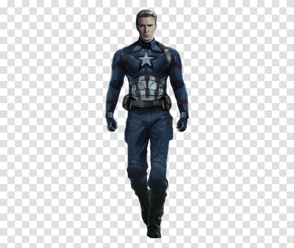 Captain America Itsharman Captain America Endgame, Person, Pants, Police Transparent Png