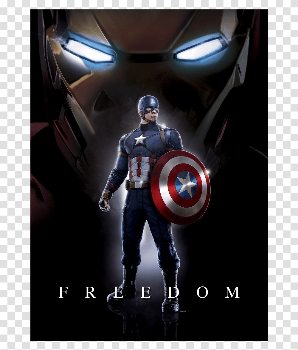 Captain America Movie Poster, Costume, Person, Helmet Transparent Png