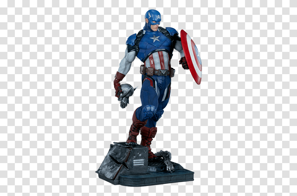 Captain America Premium Format, Costume, Person, People Transparent Png