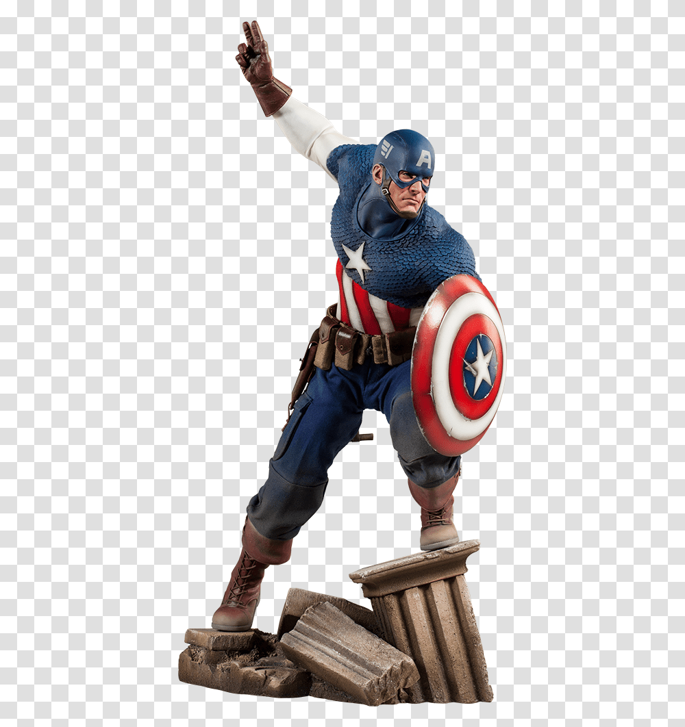 Captain America Premium Format, Helmet, Person, Costume Transparent Png