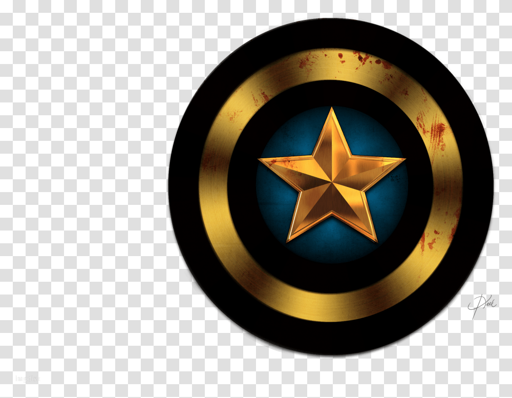 Captain America's Shield S Black Captain America'shield, Star Symbol, Clock Tower, Architecture Transparent Png