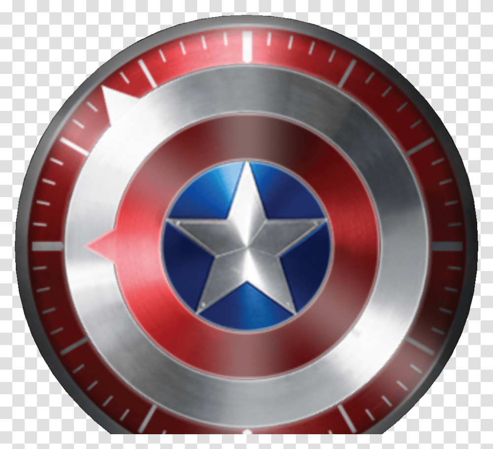 Captain America Shield Clipart Captain America Shield Watch Face, Armor, Wristwatch, Clock Tower, Architecture Transparent Png